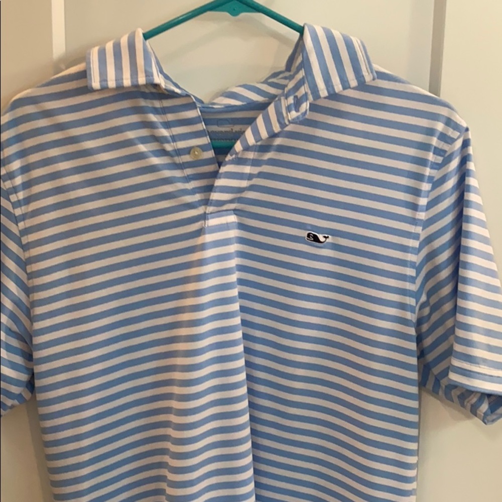 Vineyard Vines light blue golf polo, small!